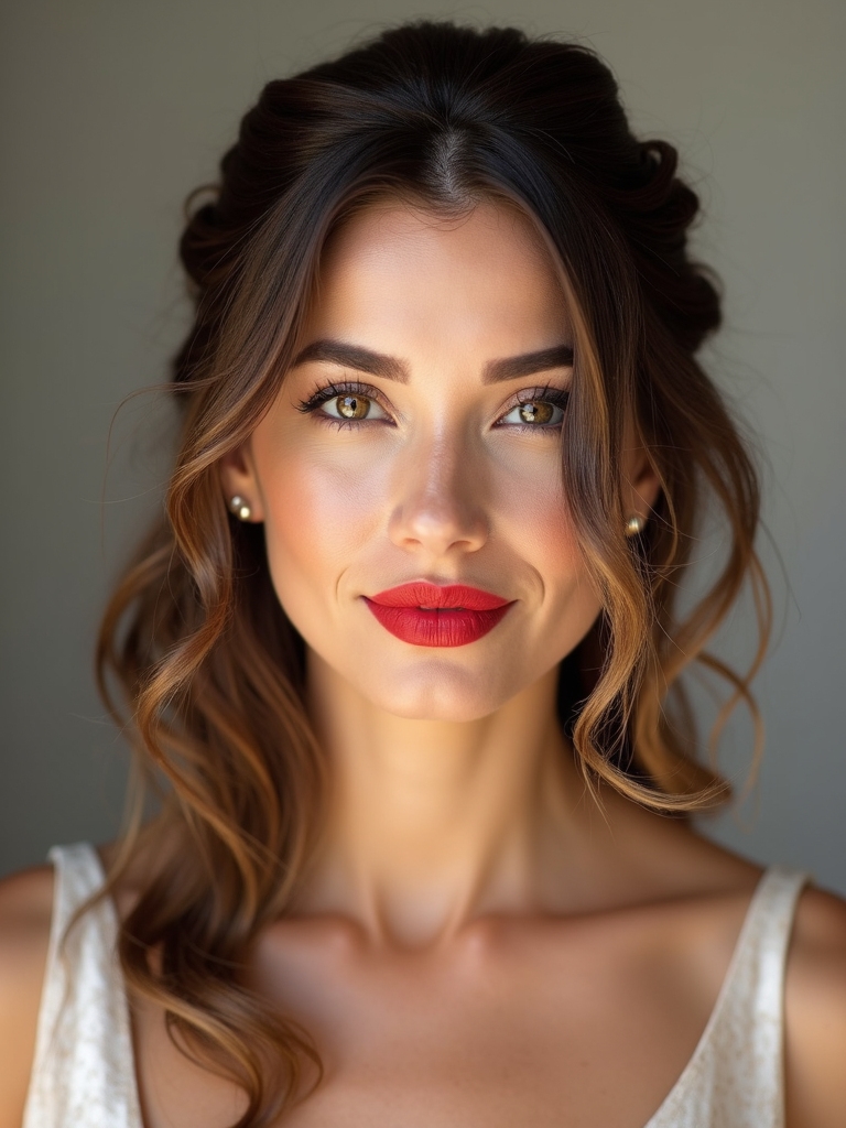 polished low twist hairstyle