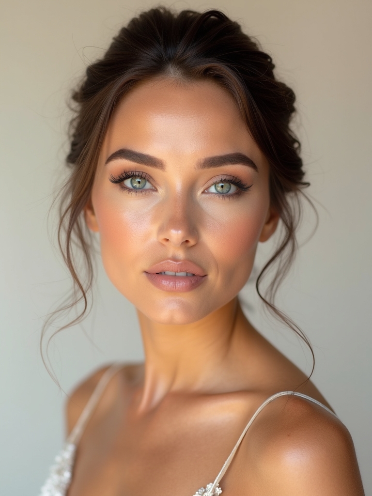 polished luminous bridal elegance