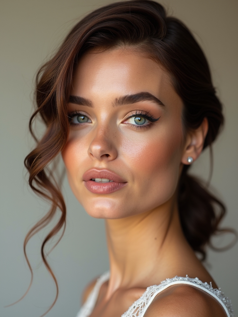 polished modern bridal elegance