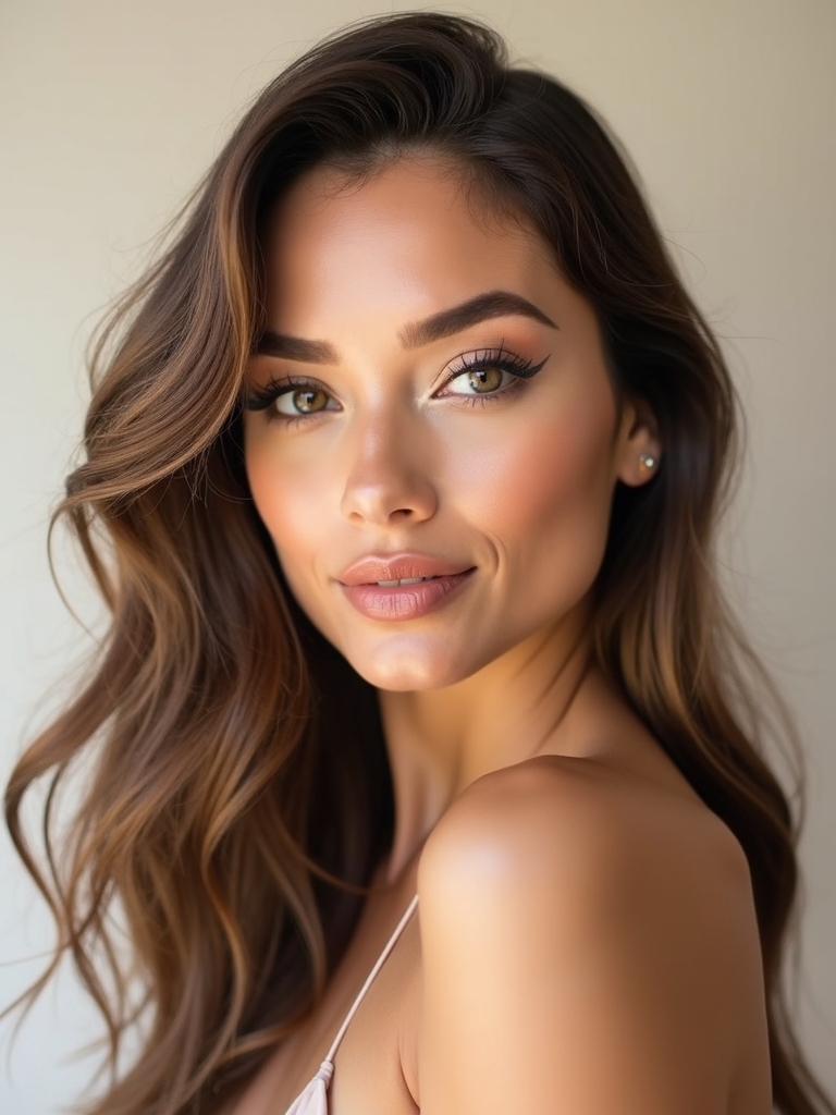 polished natural engagement makeup