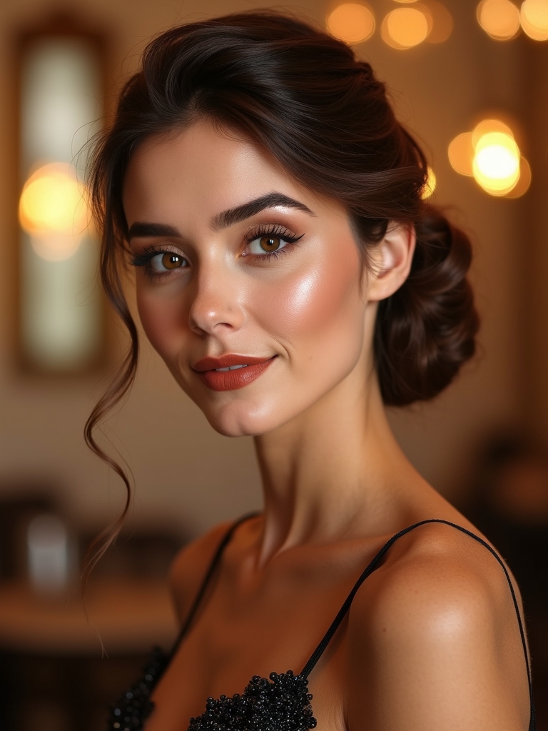 polished playful half up styles