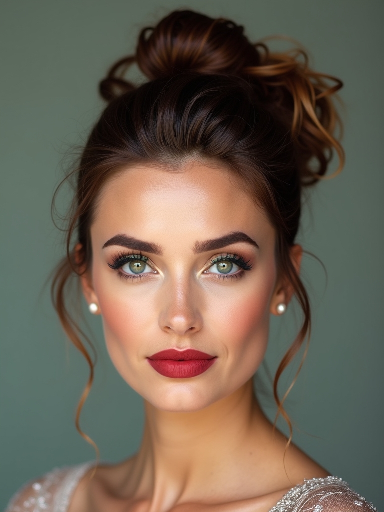 polished ponytail with elegance