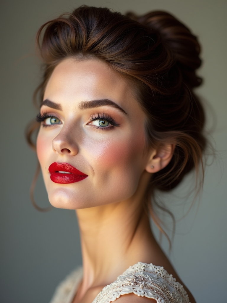 polished timeless updo styles