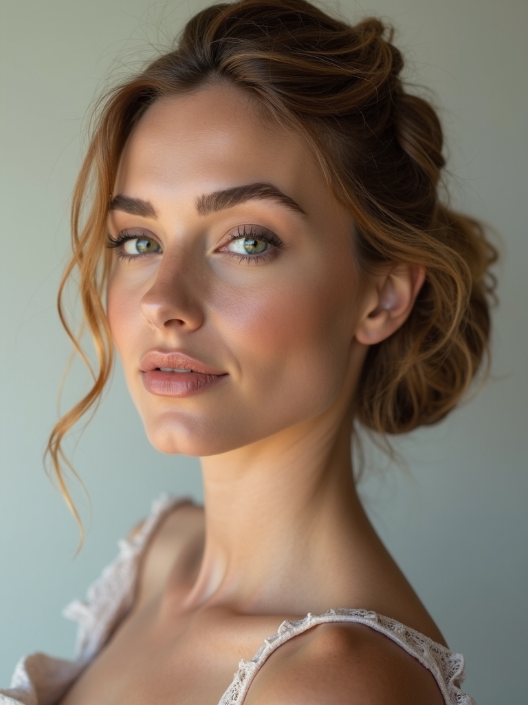 polished twisted chignon technique