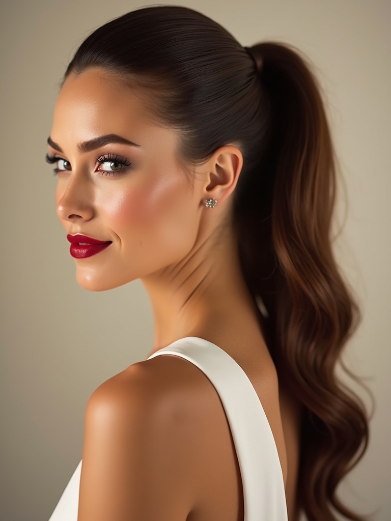 ponytail bridesmaid hairstyle criteria