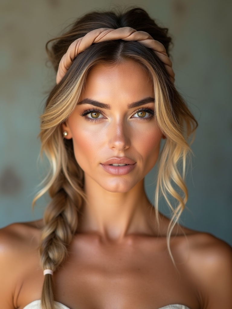 quick polished twisted braid