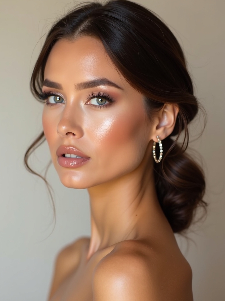 radiant autumn bridal beauty