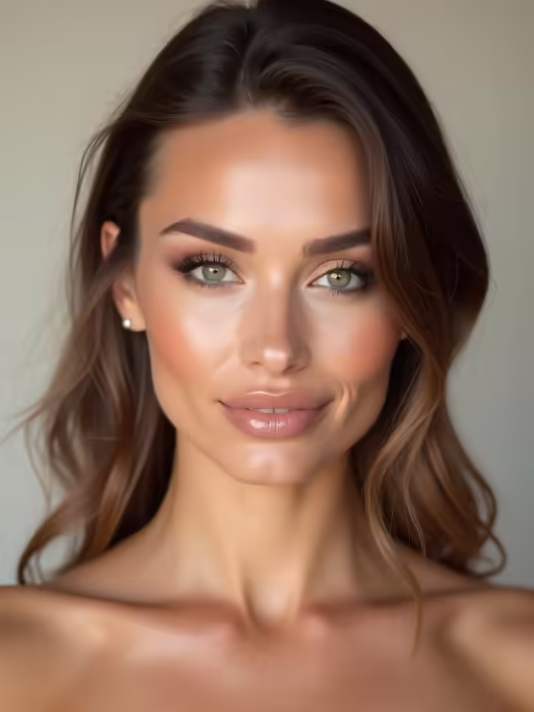 radiant engagement photo makeup
