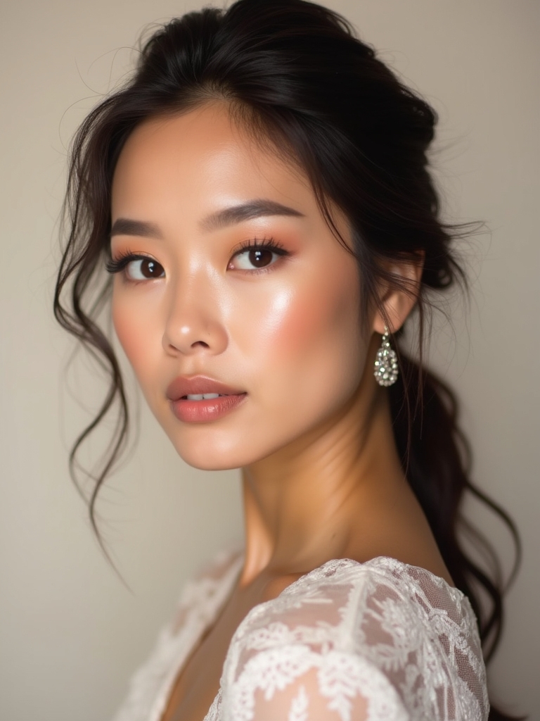 radiant hydrated bridal skin