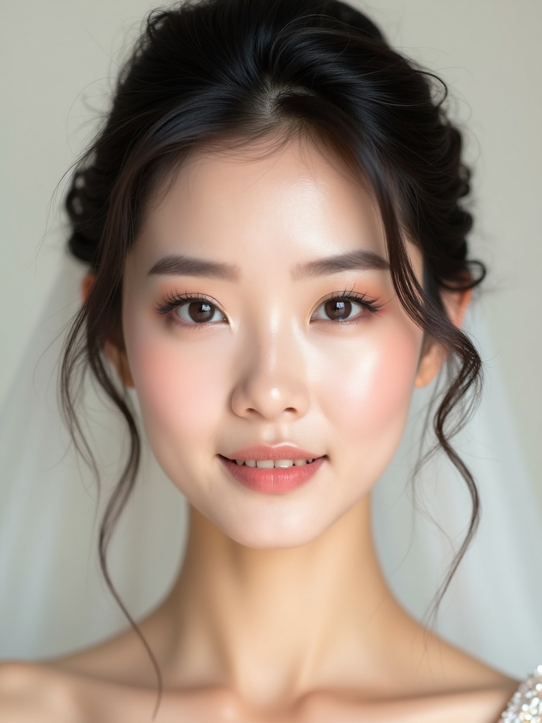 radiant korean bridal aesthetic