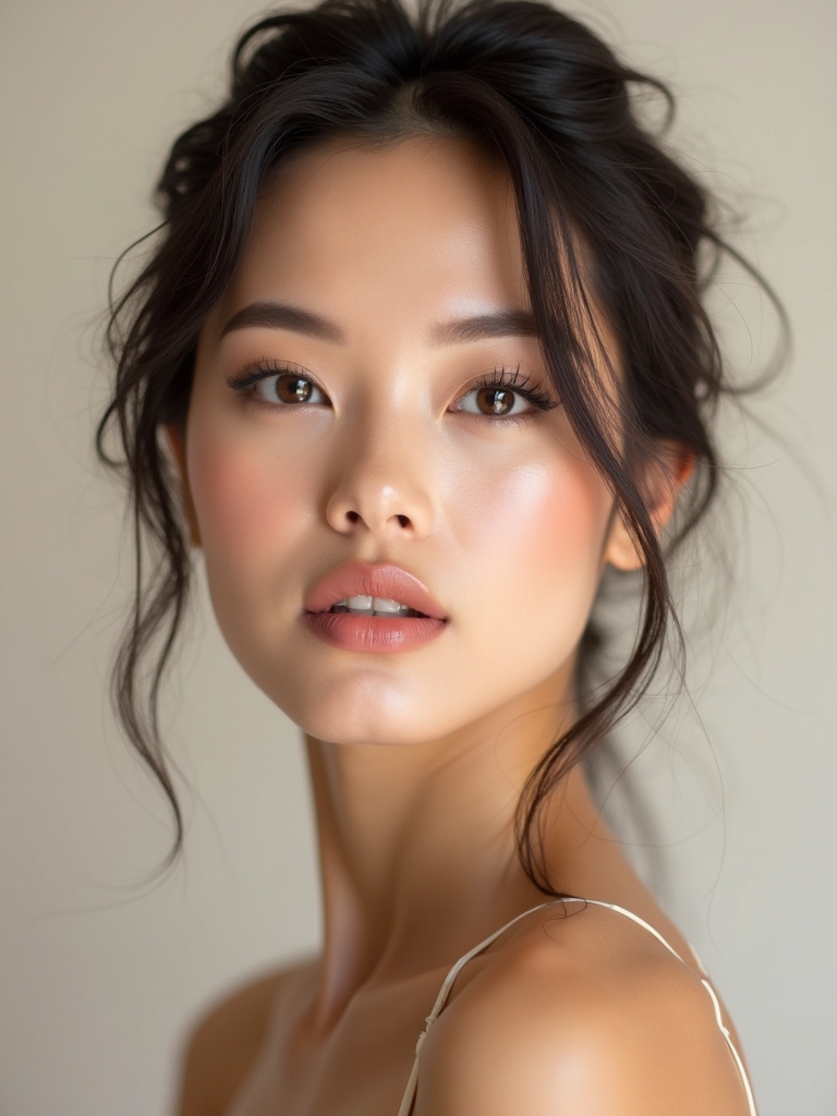 radiant natural bridal look