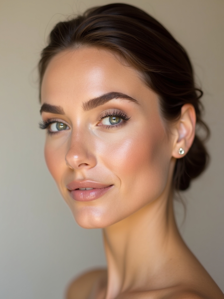 radiant natural wedding glow