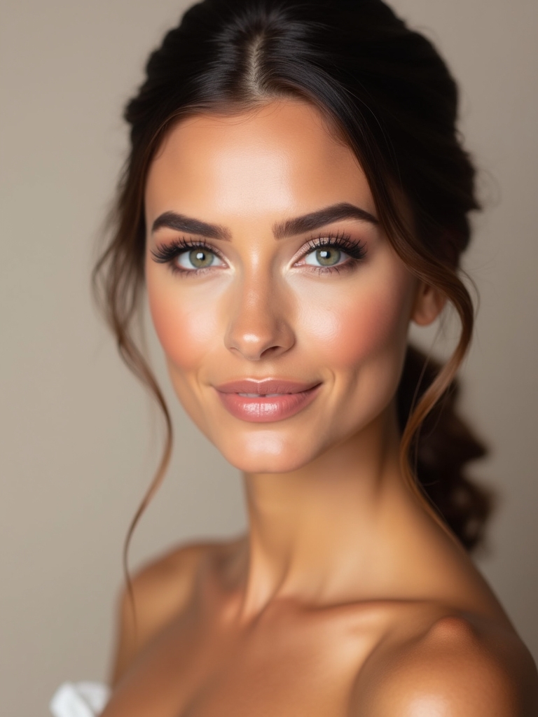 radiant natural wedding glow
