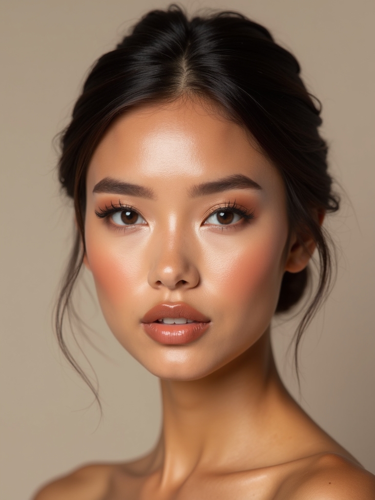 radiant natural wedding makeup