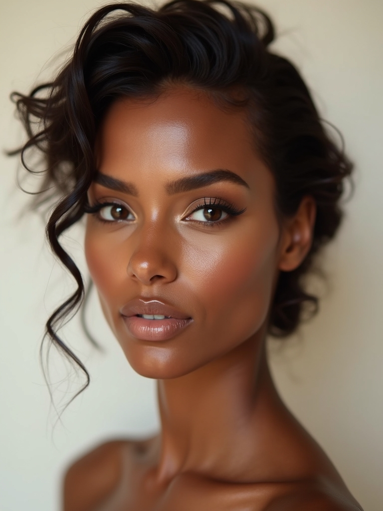 radiant warm bronze makeup