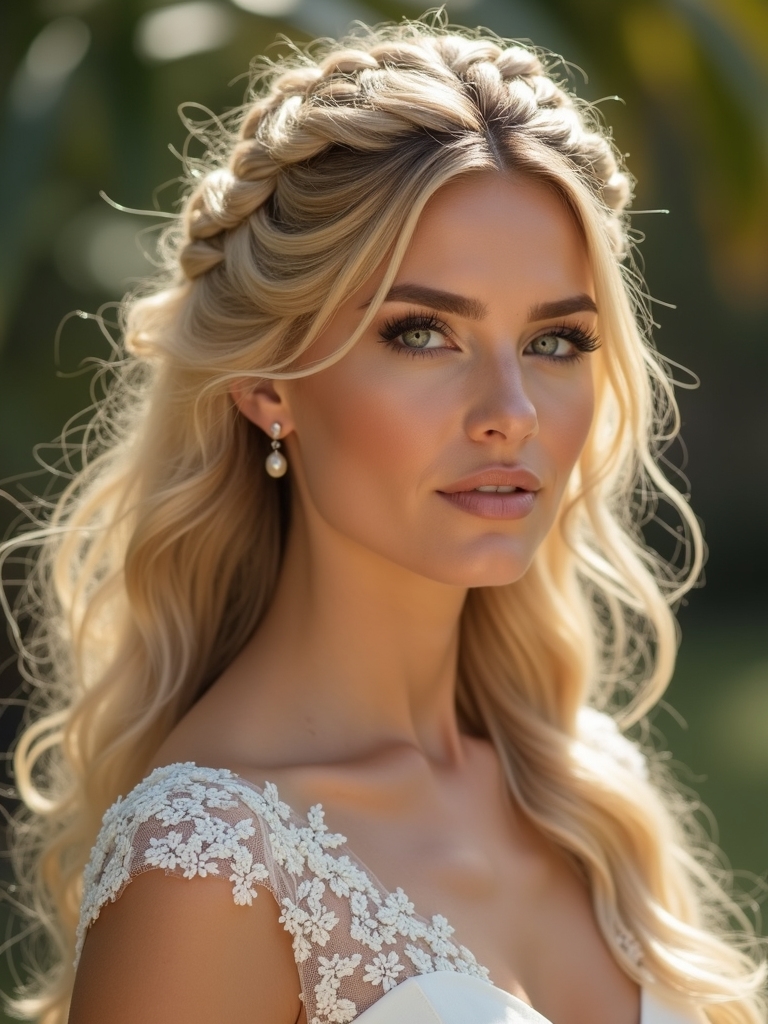regal braided ponytail style