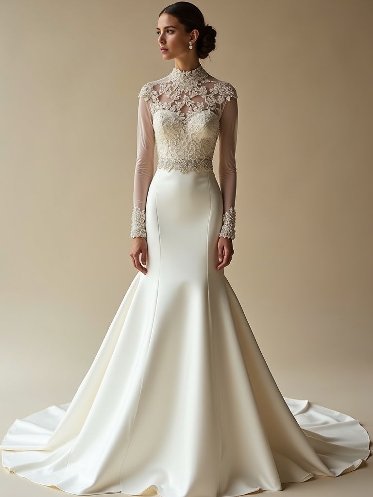 regal elegance with embellishments