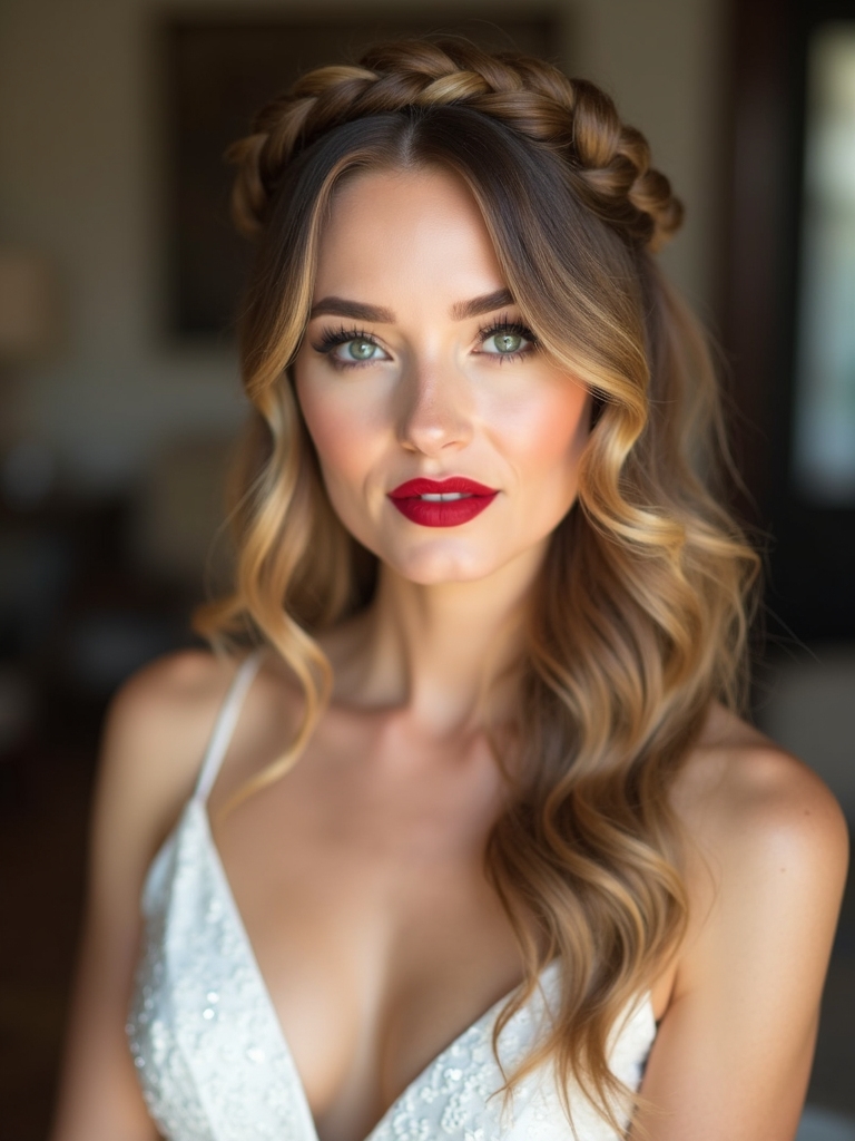 regal yet relaxed hairstyle