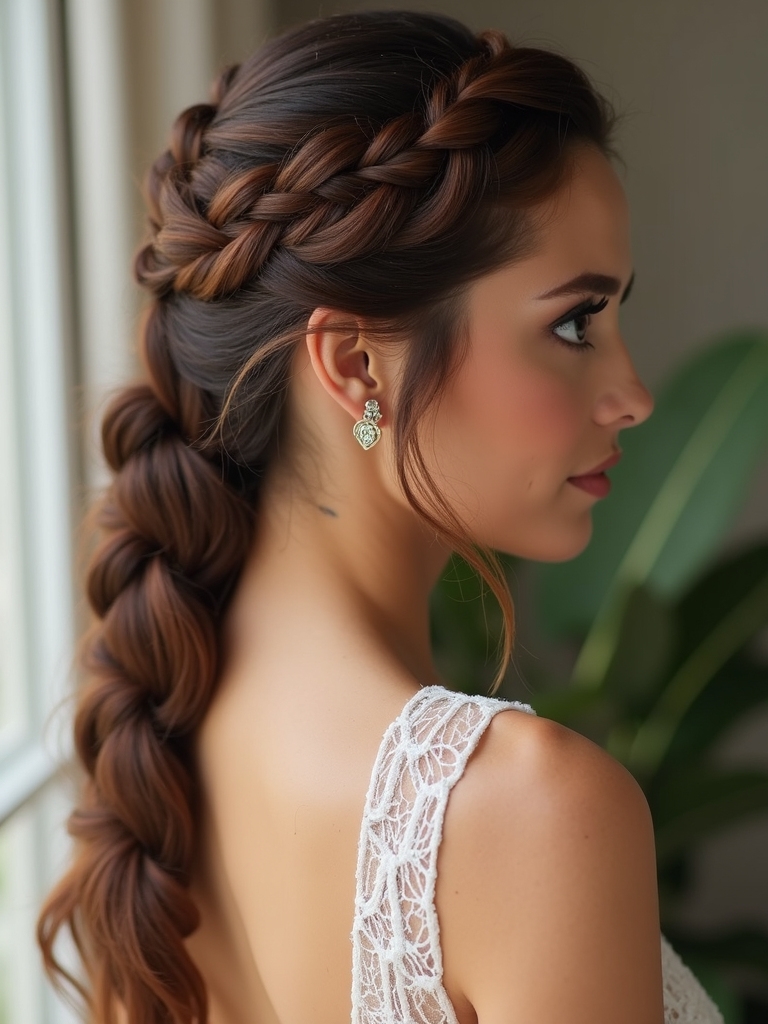 romantic braid hairstyle choices