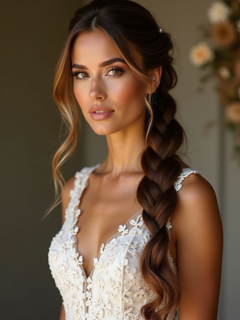 romantic braided bridal hairstyles