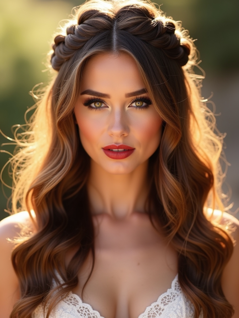 romantic braided bridal hairstyles