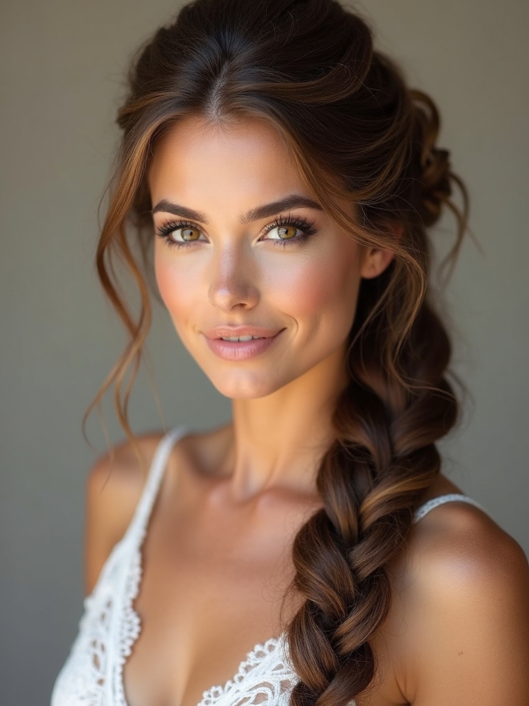 romantic braided wedding hairstyles