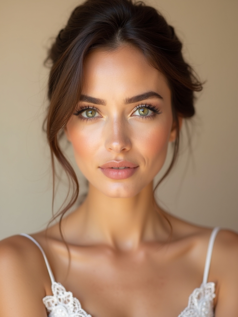 romantic bridal eye makeup