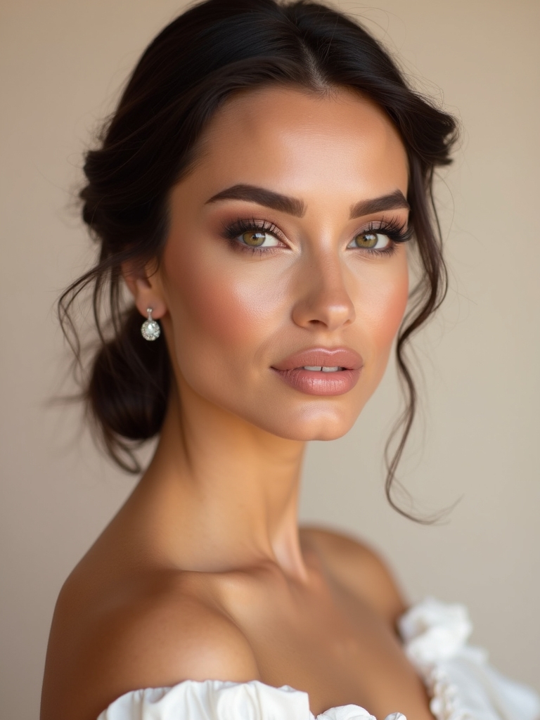 romantic bridal makeup harmony