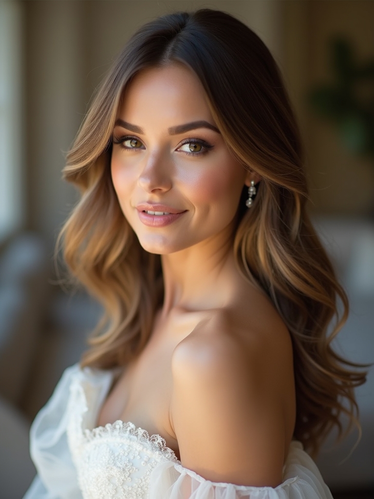 romantic feminine bridal hairstyles
