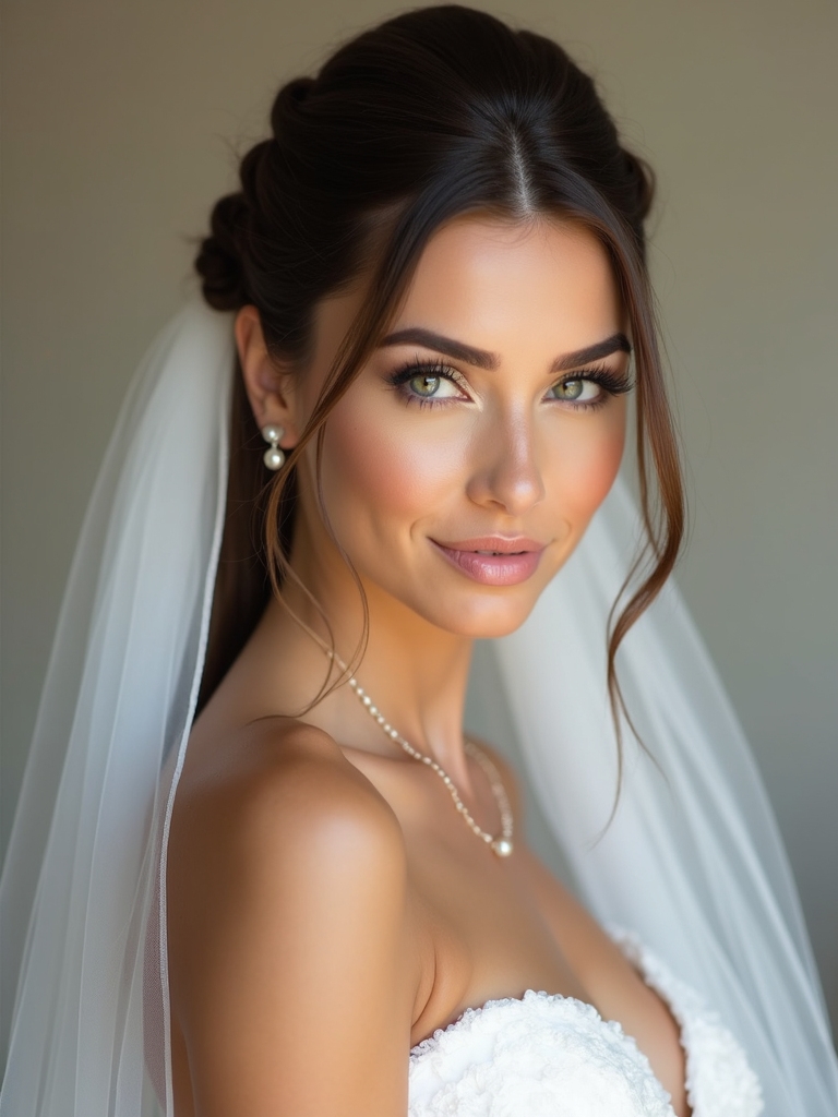 romantic half up hairstyle details