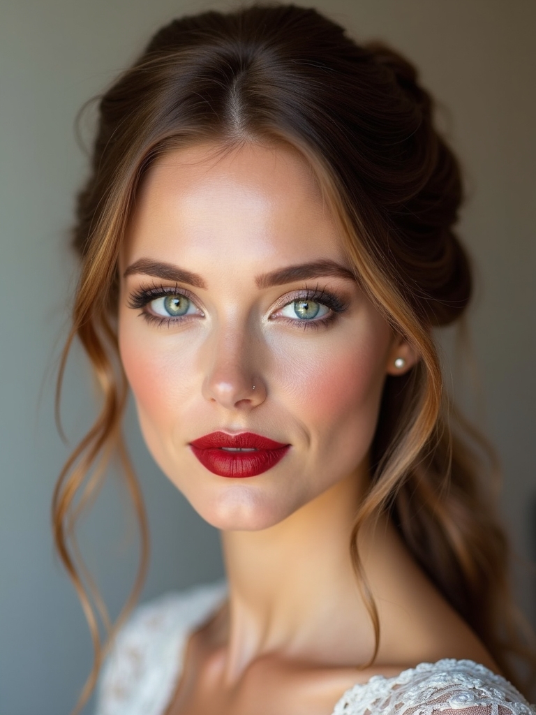 romantic half up twist hairstyle