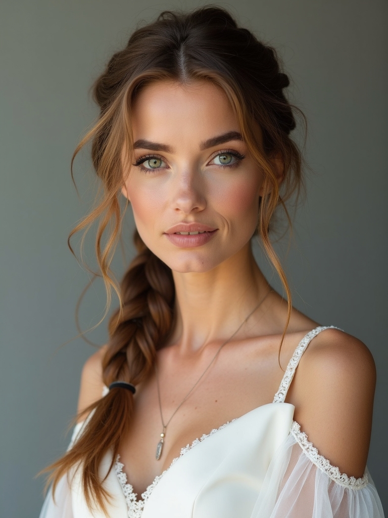 romantic intricate braid styles