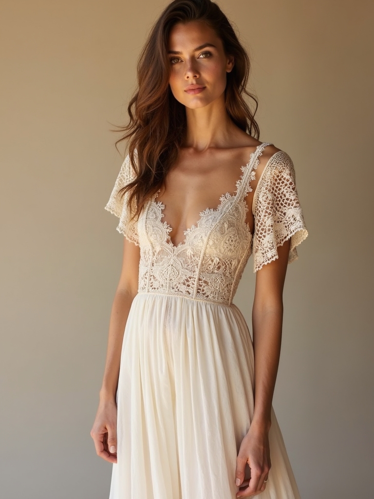 romantic lace and embroidery