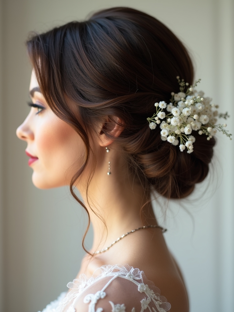 romantic modern bridal softness