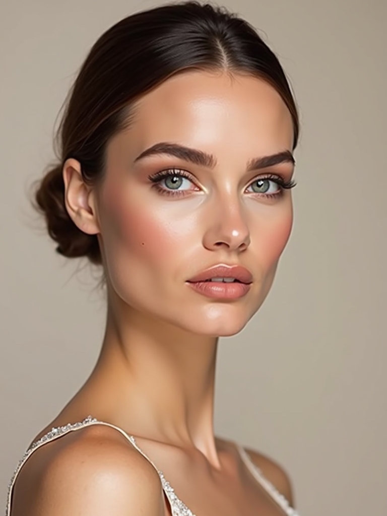 romantic soft glam makeup
