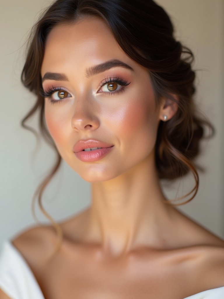 romantic soft pink bridal