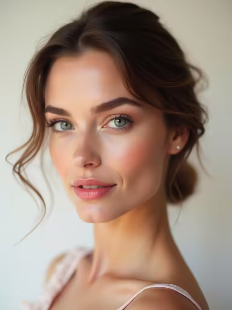 romantic soft pink glow