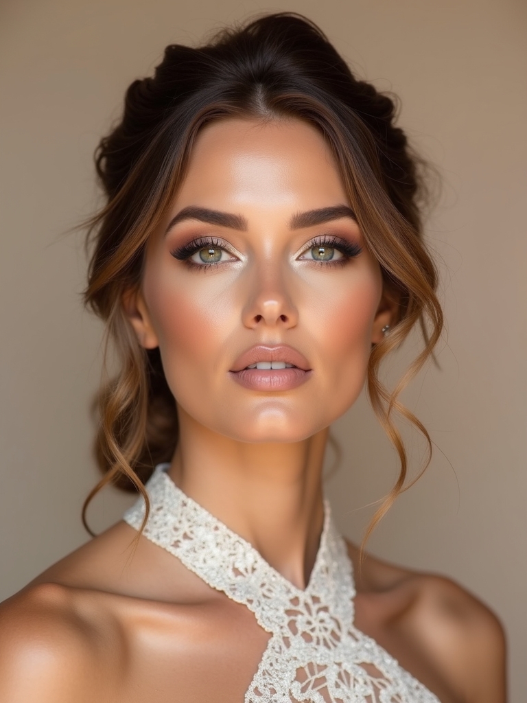 romantic soft wedding makeup