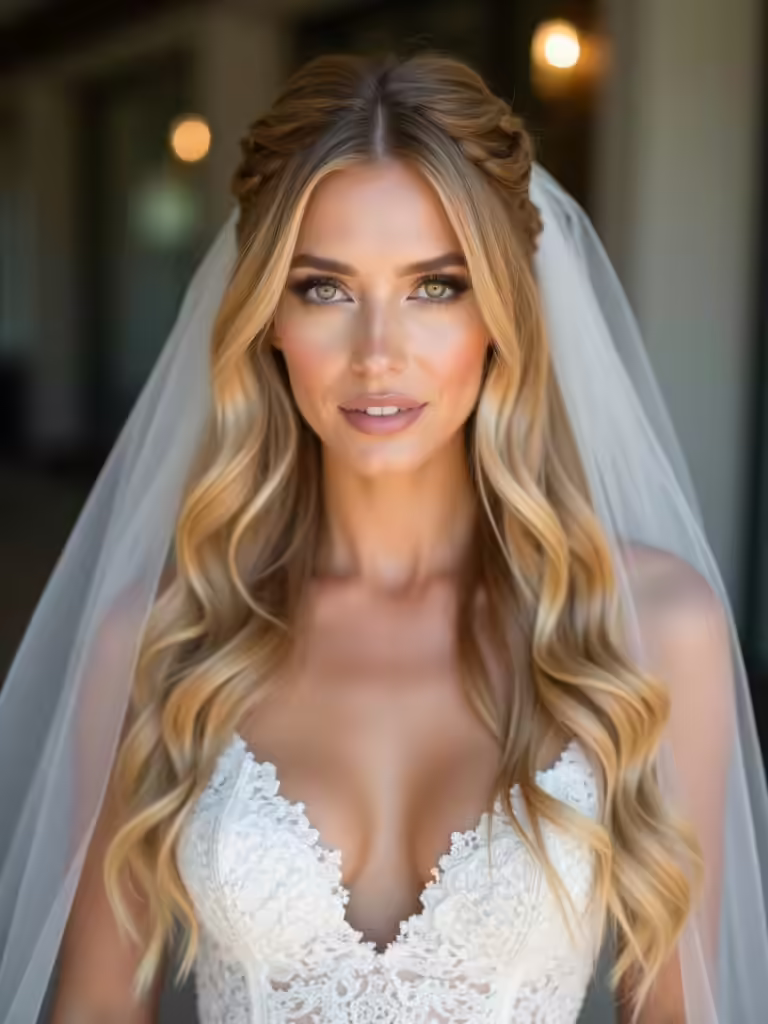 romantic yet practical bridal style