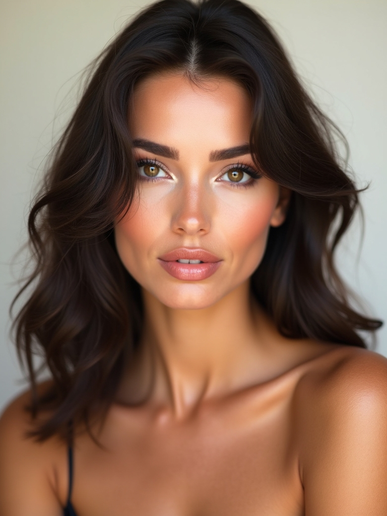 rosy cheeks sheer lips