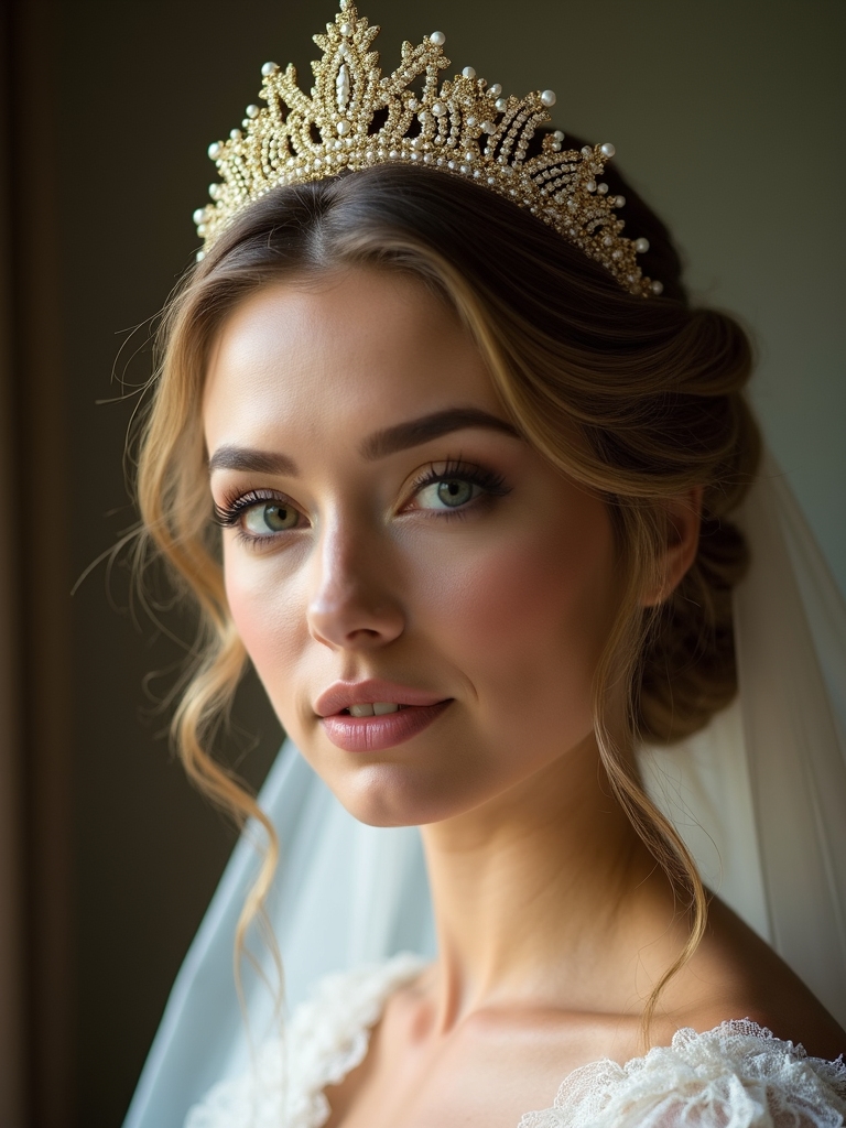 royal bridal crown hairstyles