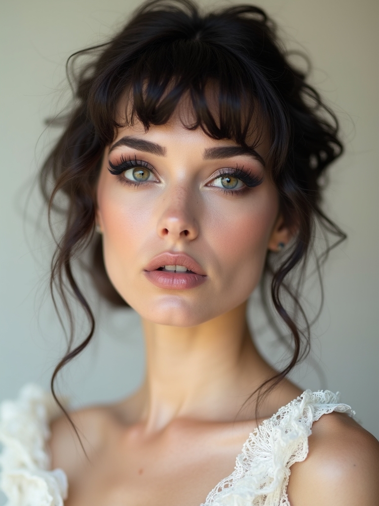 sculpted bones bold eyes