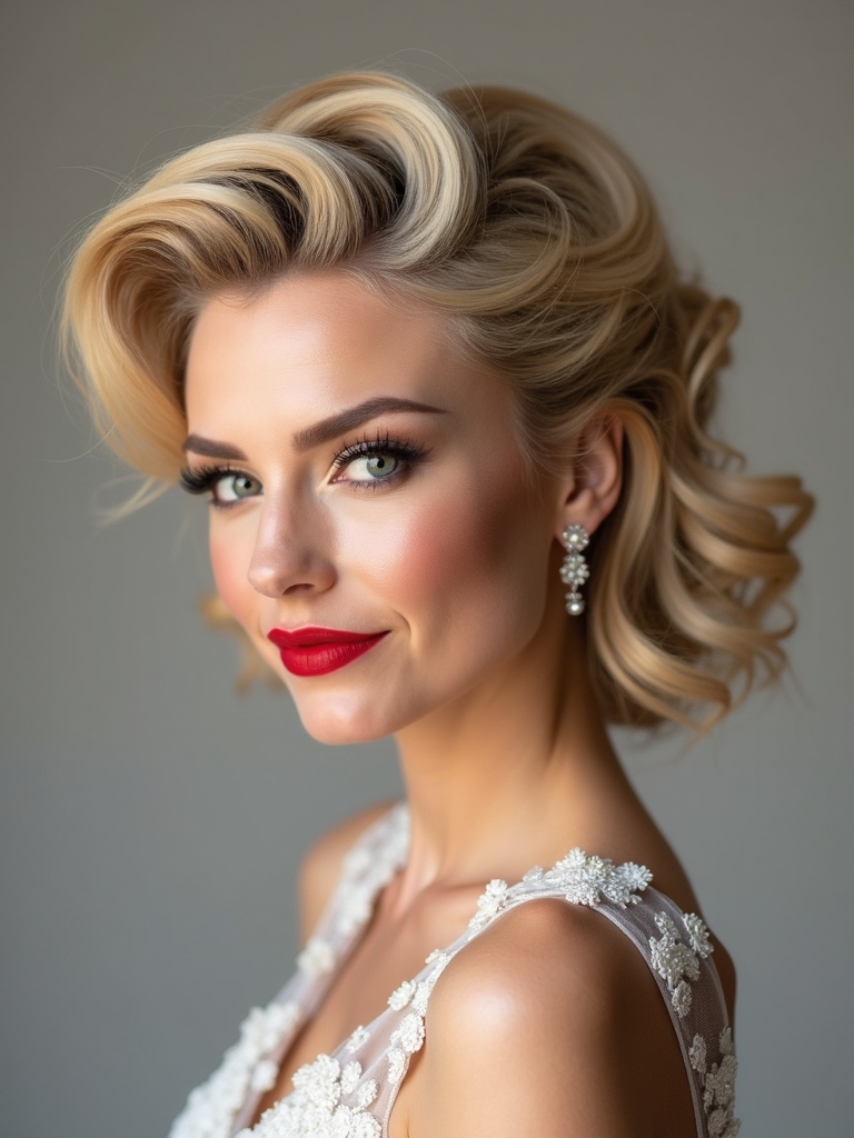 sculpted half up hairstyle tutorial