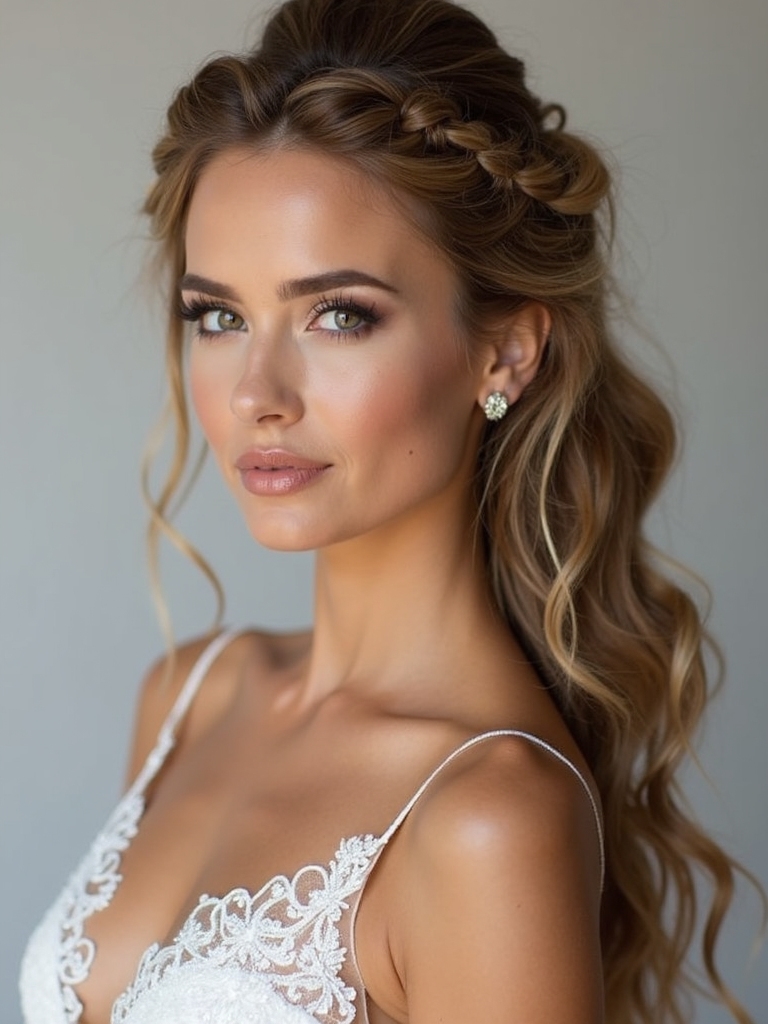 secure elegant braided hairstyles