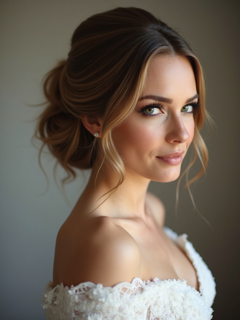 secure elegant romantic updos
