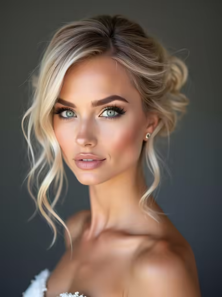 short bridal hair inspiration