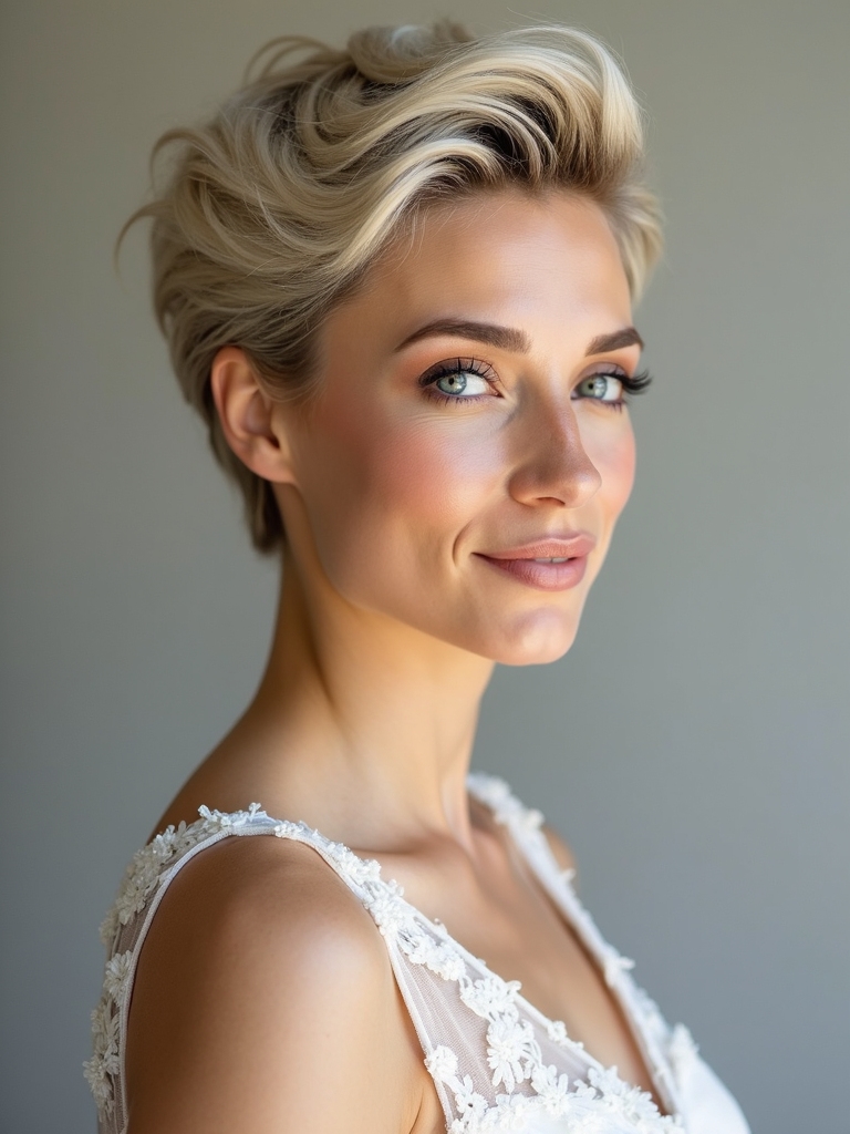 short bridal hairstyles ideas
