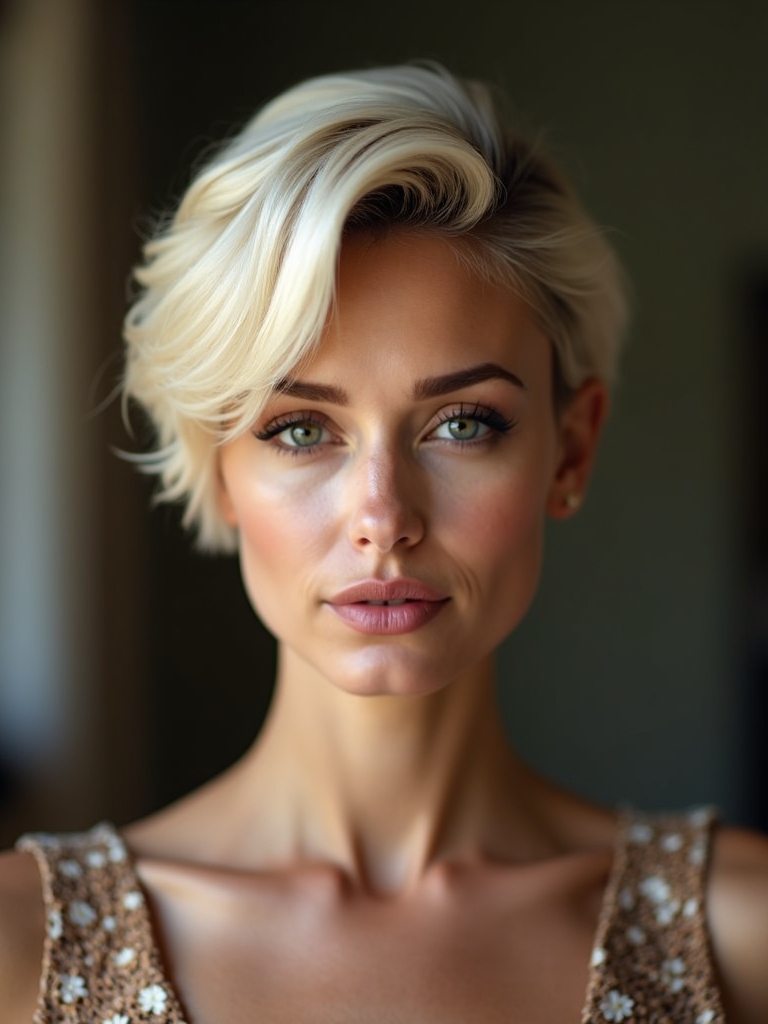 short hair silhouette options