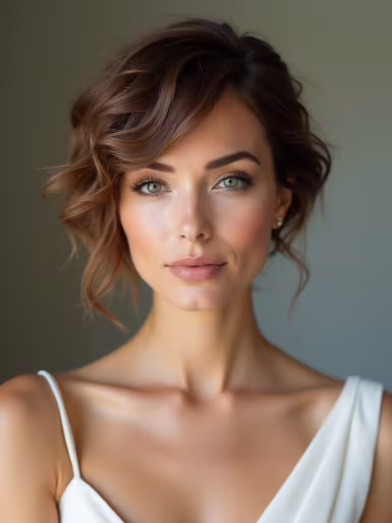 short hair wedding styles