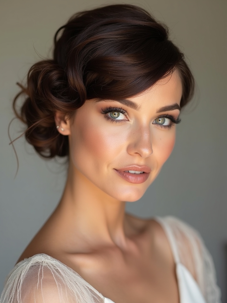 short hair wedding styles